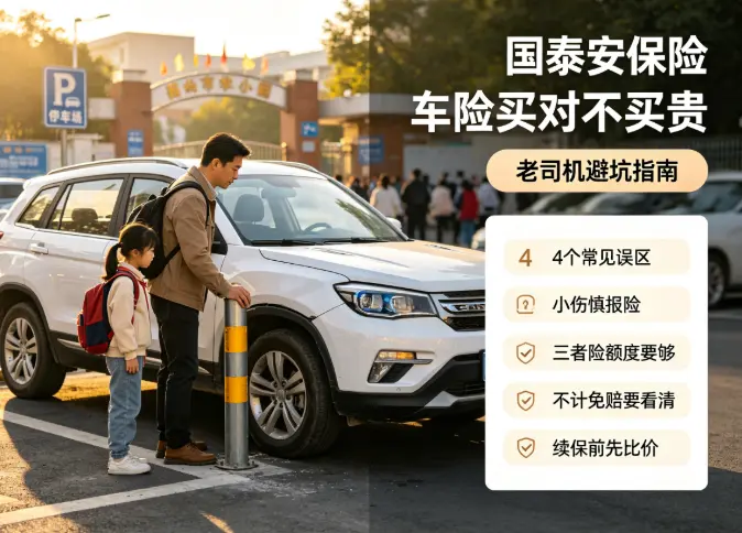  车险买对不买贵：老司机教你避开这4个常见坑，保费省下上千元(图1)