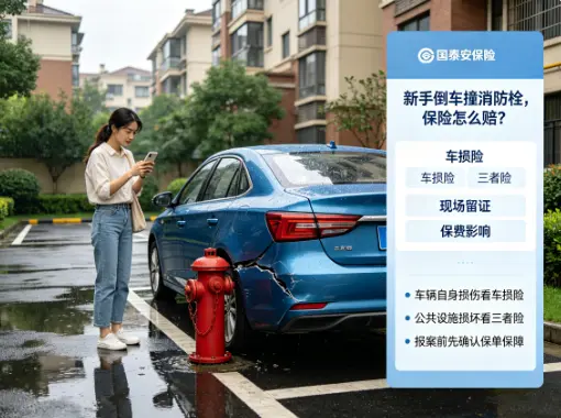 倒车蹭了消防栓,车损险怎么用?(图1) 倒车蹭了消防栓,车损险怎么用?(图1)
