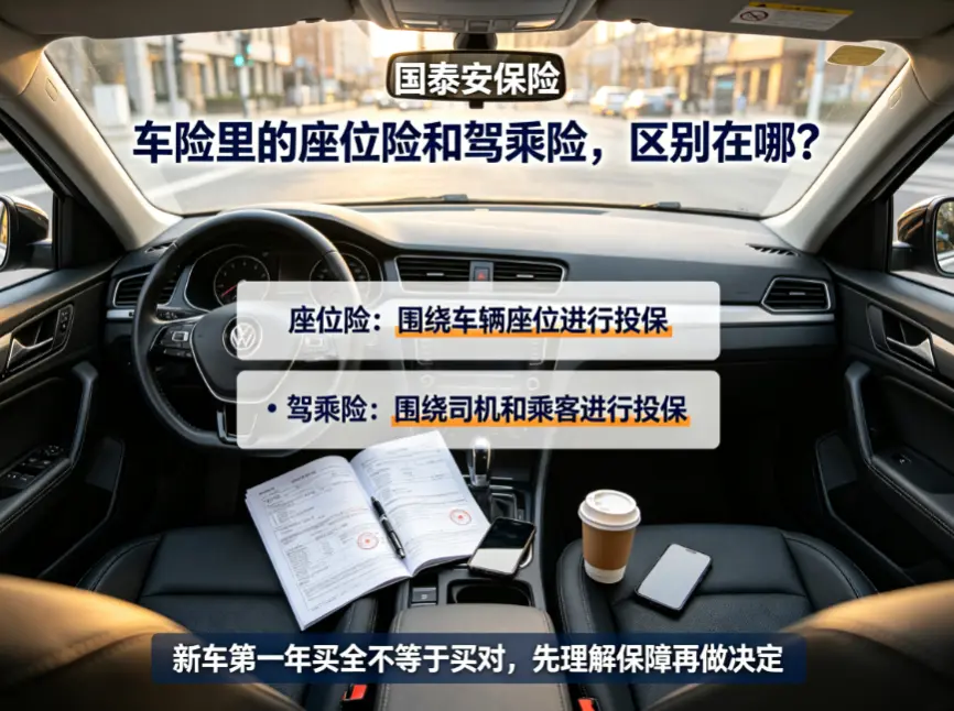 车险里的座位险和驾乘险,区别到底在哪?(图1) 车险里的座位险和驾乘险,区别到底在哪?(图1)